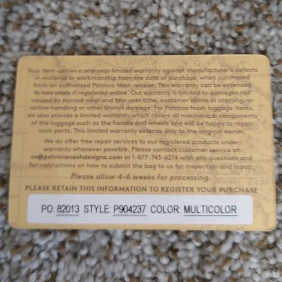 Patricia Nash Valerie Floral Leather Wristlet Clutch - Picture 4 of 15